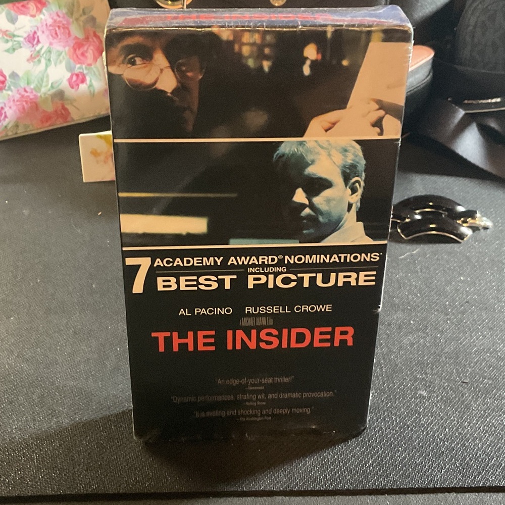 The Insider Movie VHS